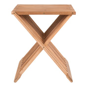 Erto Stool - Stool, teak, natural 40x35x45 cm