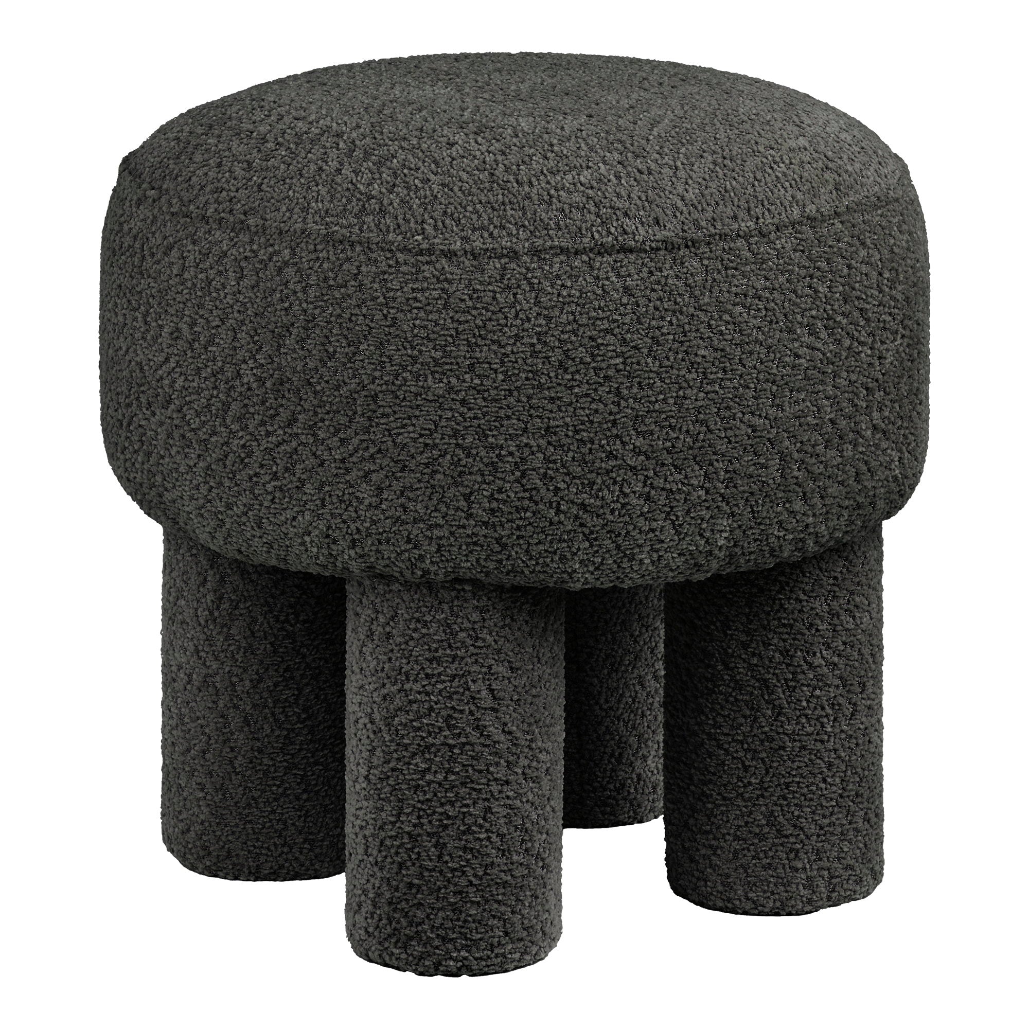 Canberra Pouf - Pouf, charcoal ø43x43 cm, HN1312
