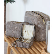 Safi Toilet Bags - Toilet bags, brown mix set of 2