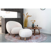 Hellerup Coffee Table - Coffee table, walnut veneer ø75x36 cm