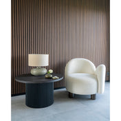 Boavista Coffee Table - Coffee Table, dark brown ø80x45 cm