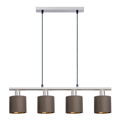 Lampada a sospensione di lusso artigianale con finitura satinata naturale