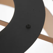 Lámpara colgante de metal Aurelia negro/dorado