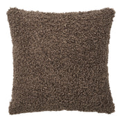 Tavira Cushion - Cushion, bouclé, dark grey 45x45 cm