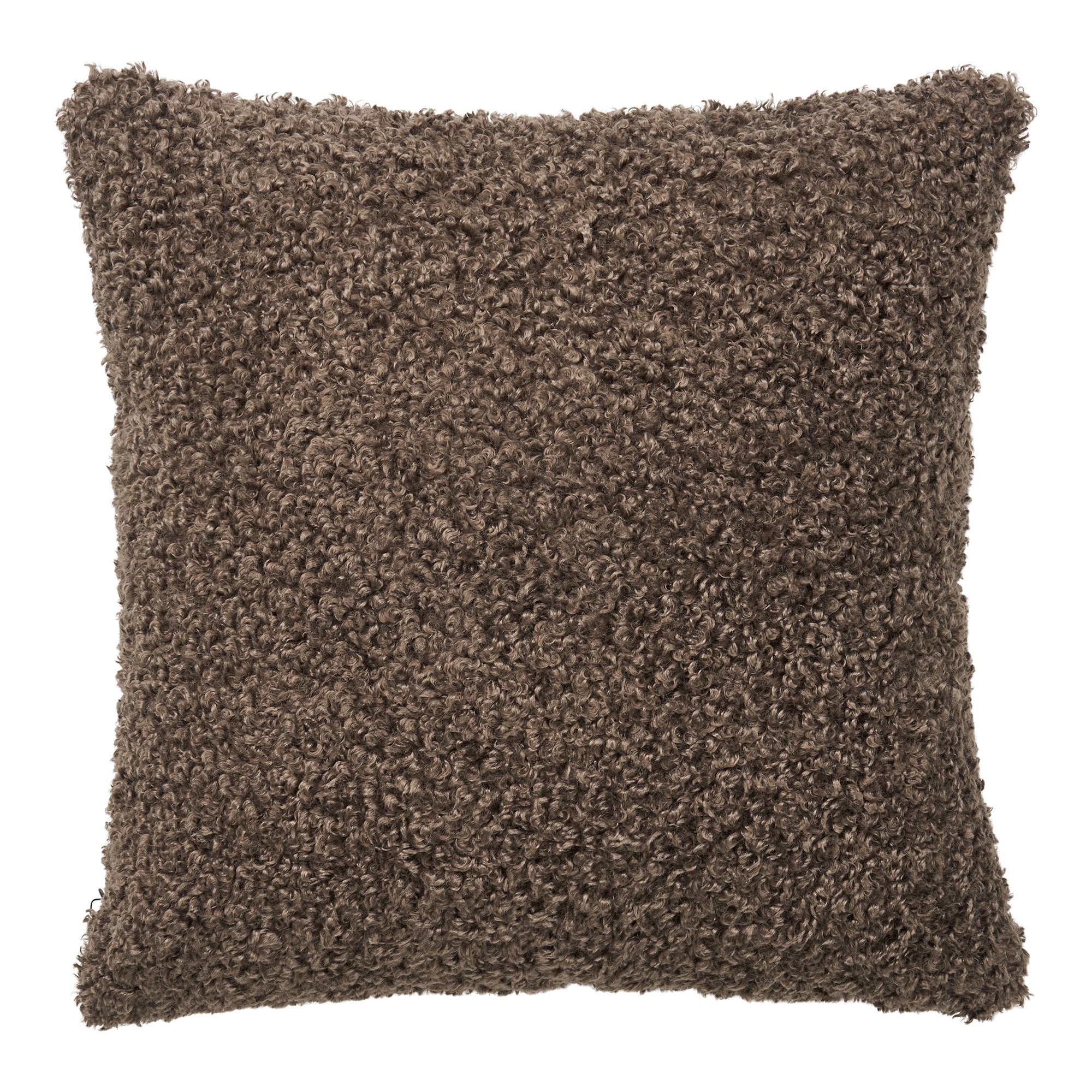 Tavira Cushion - Cushion, bouclé, dark grey 45x45 cm