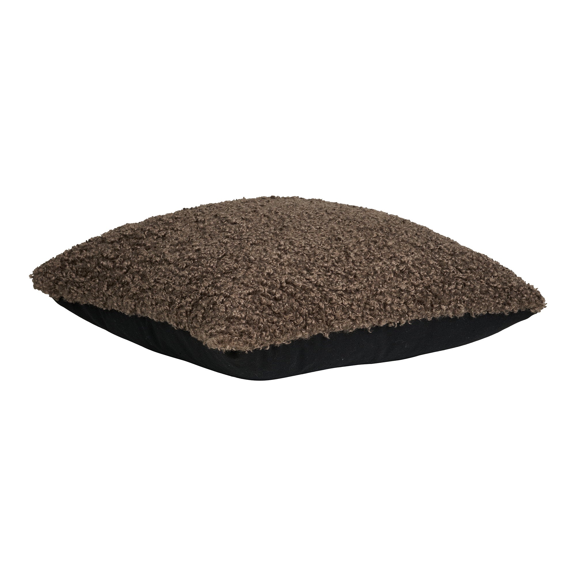 Tavira Cushion - Cushion, bouclé, dark grey 45x45 cm
