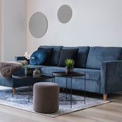 Tappeto intrecciato Serena 160x230cm - Blu e Crema