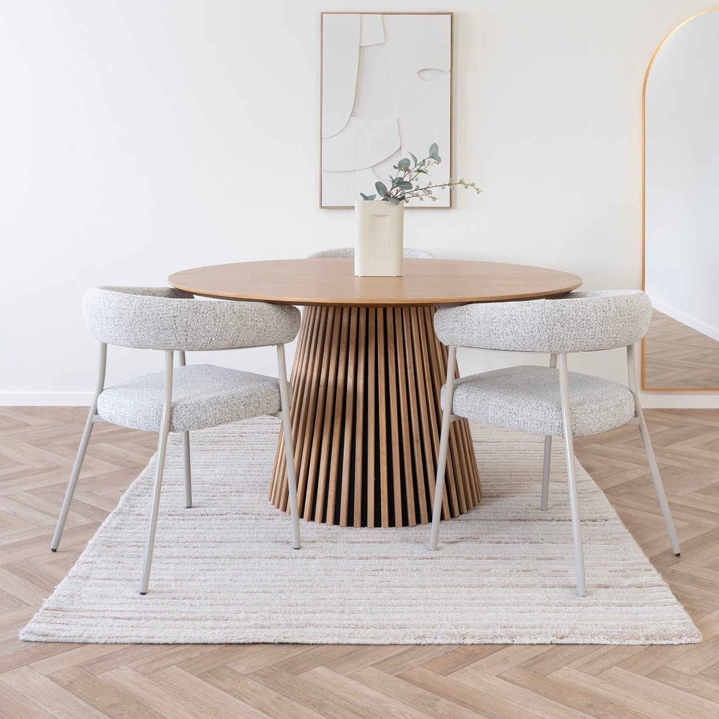 Tappeto Signe 160x230cm annodato a mano - Avorio