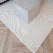 Tappeto di lana Eira 160x230cm – Avorio