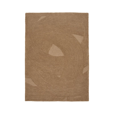 Tappeto di lana Svala 160x230cm – Marrone