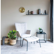 Istanbul Wall Clock - Wall clock, aluminum, gold, silent movement ø30