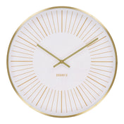 Takamaka Wall Clock - Wall clock, aluminium, gold, silent movement ø40 cm