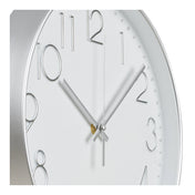 Lalibela Wall Clock - Wall Clock, silver, silent movement ø30 cm