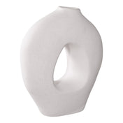 Vase - Vase, ceramic, white 24x10,5x27,8 cm
