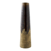 Vase - Vase, ceramic, brown ø12,5x48 cm