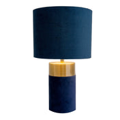 Mary gold blue table lamp