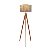 Handmade Luxury Standing Lamp in Natural Materials - Timeless Design