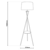 Tora statement floor lamp