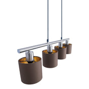 Handcrafted Luxury Pendant Lamp in Natural Satin Finish