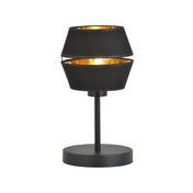 LUNOR Black Gold Table Lamp