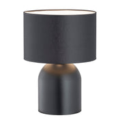 Elira black white steel table lamp