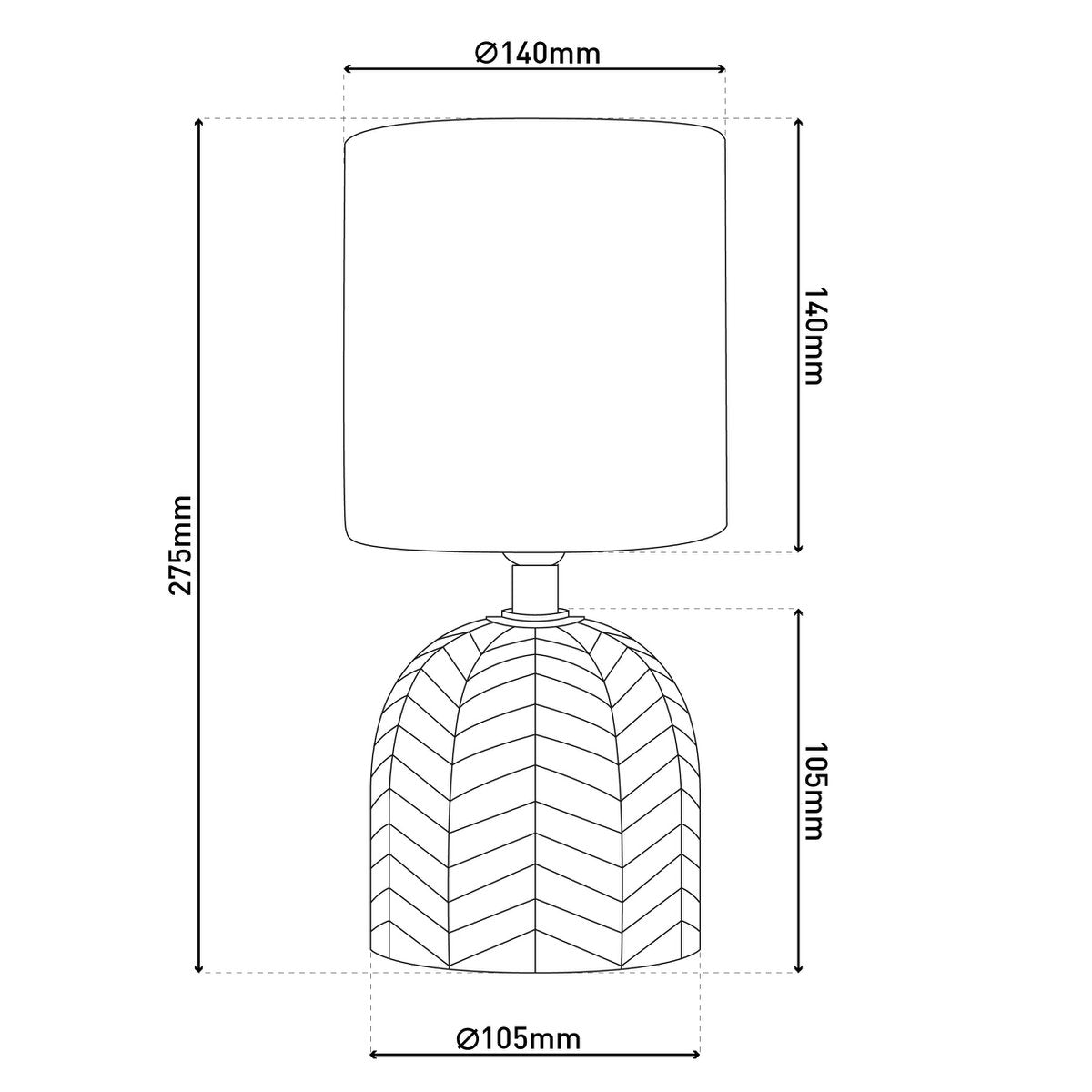 Timeless Handmade Ceramic Table Lamp with Artisan Design