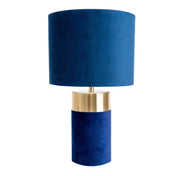 Mary gold blue table lamp
